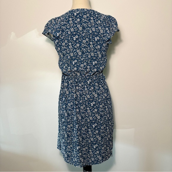 H&M Blue Flower Print Dress - Picture 4 of 5